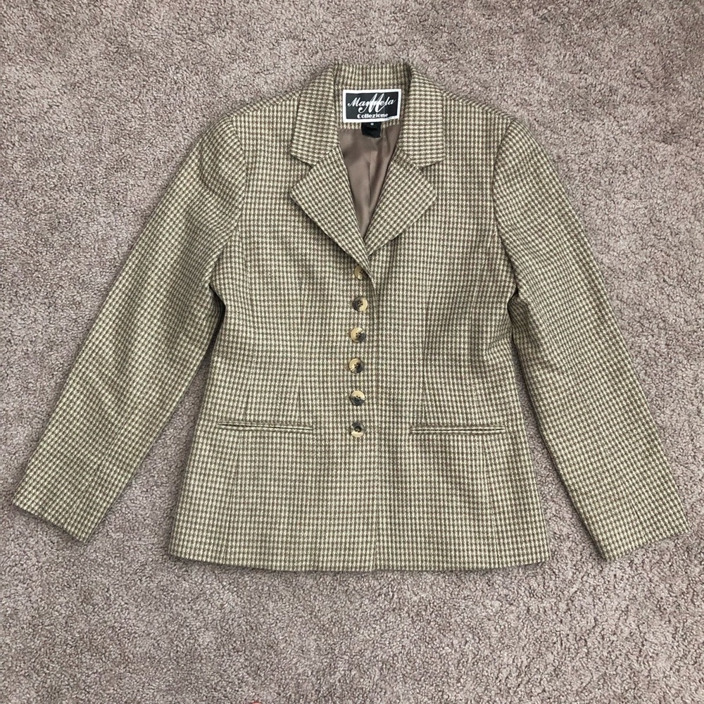 Manuela Collezione Silk Blend Blazer Womens 8